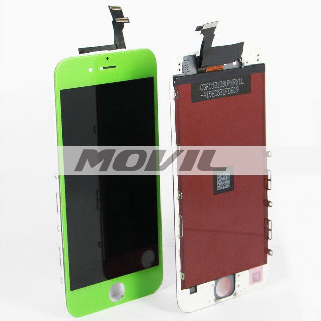For iPhone 6 LCD display with touch screen digitizer assembly colorful green